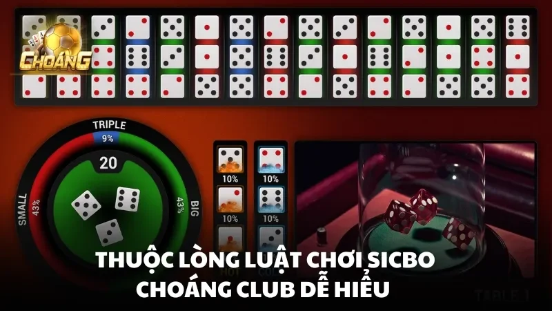 Thuộc lòng luật chơi Sicbo Choáng Club dễ hiểu